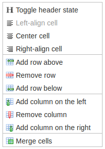 Context Menu